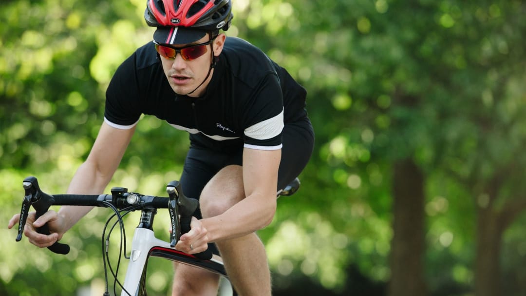 Man on a bike