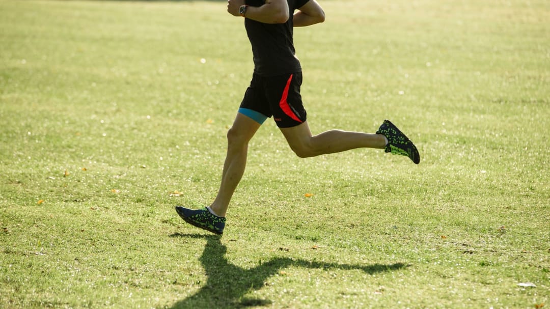 man running outside