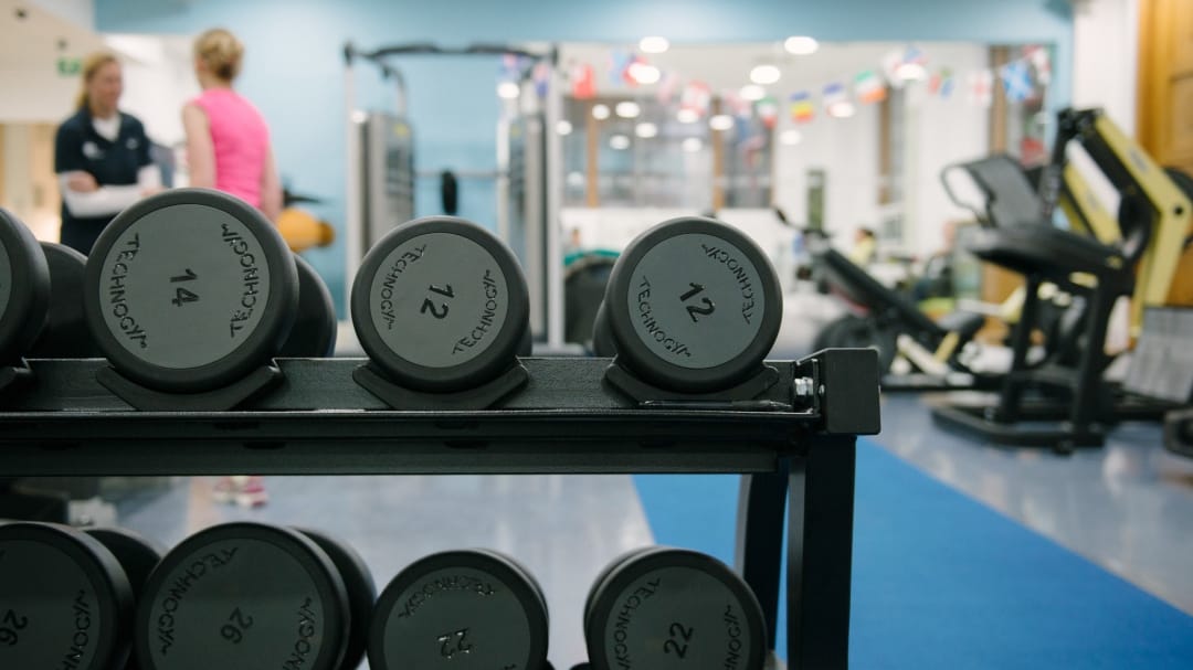 Weights in gym