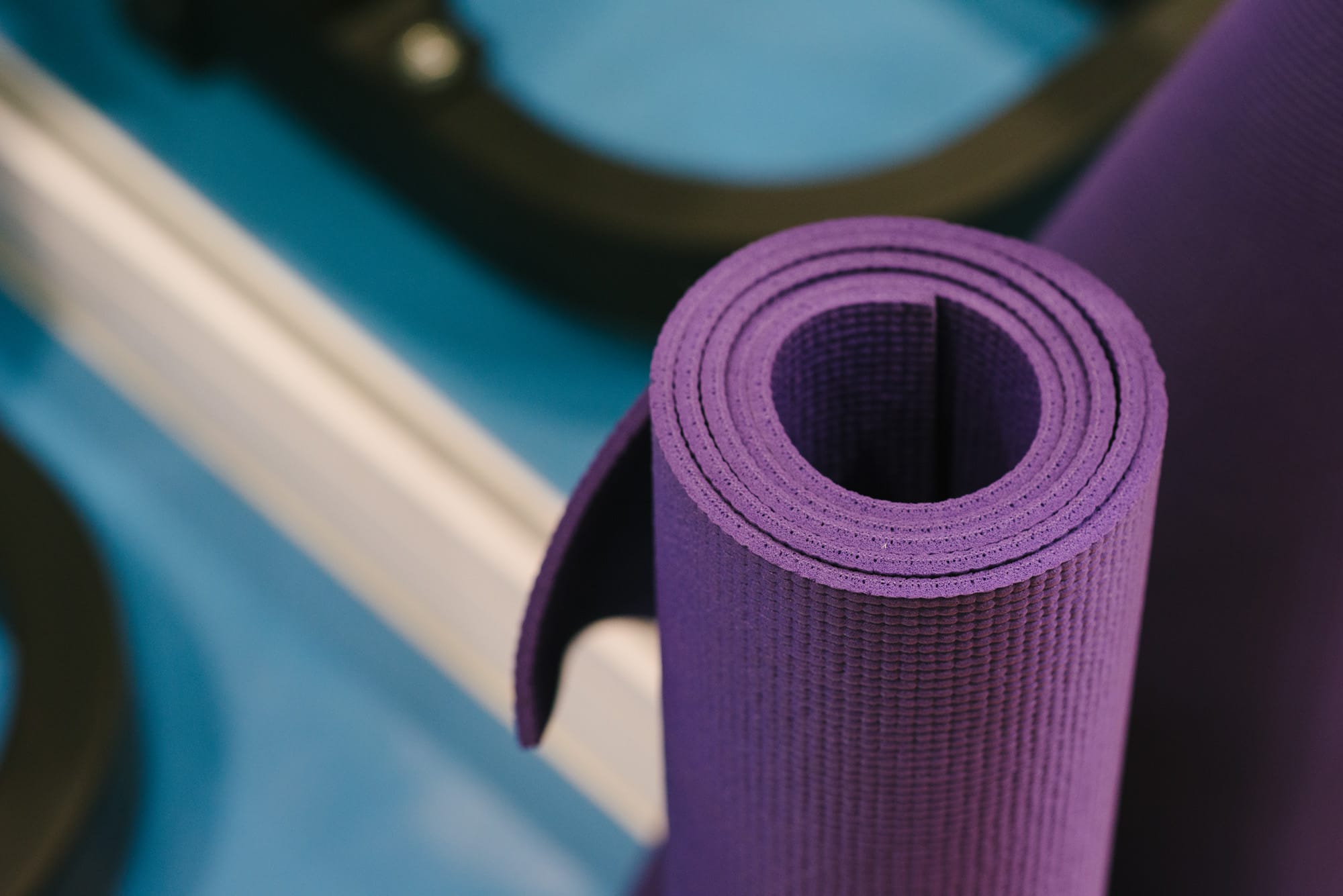 Rolled up foam mat